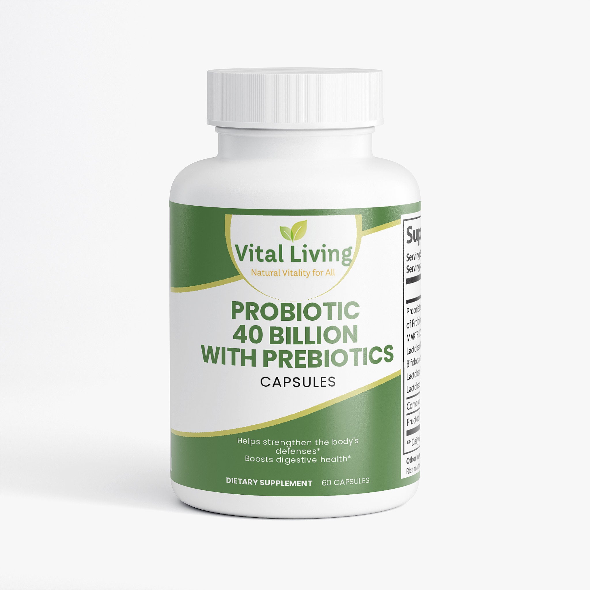 Probiotic 40 Billion with Prebiotics