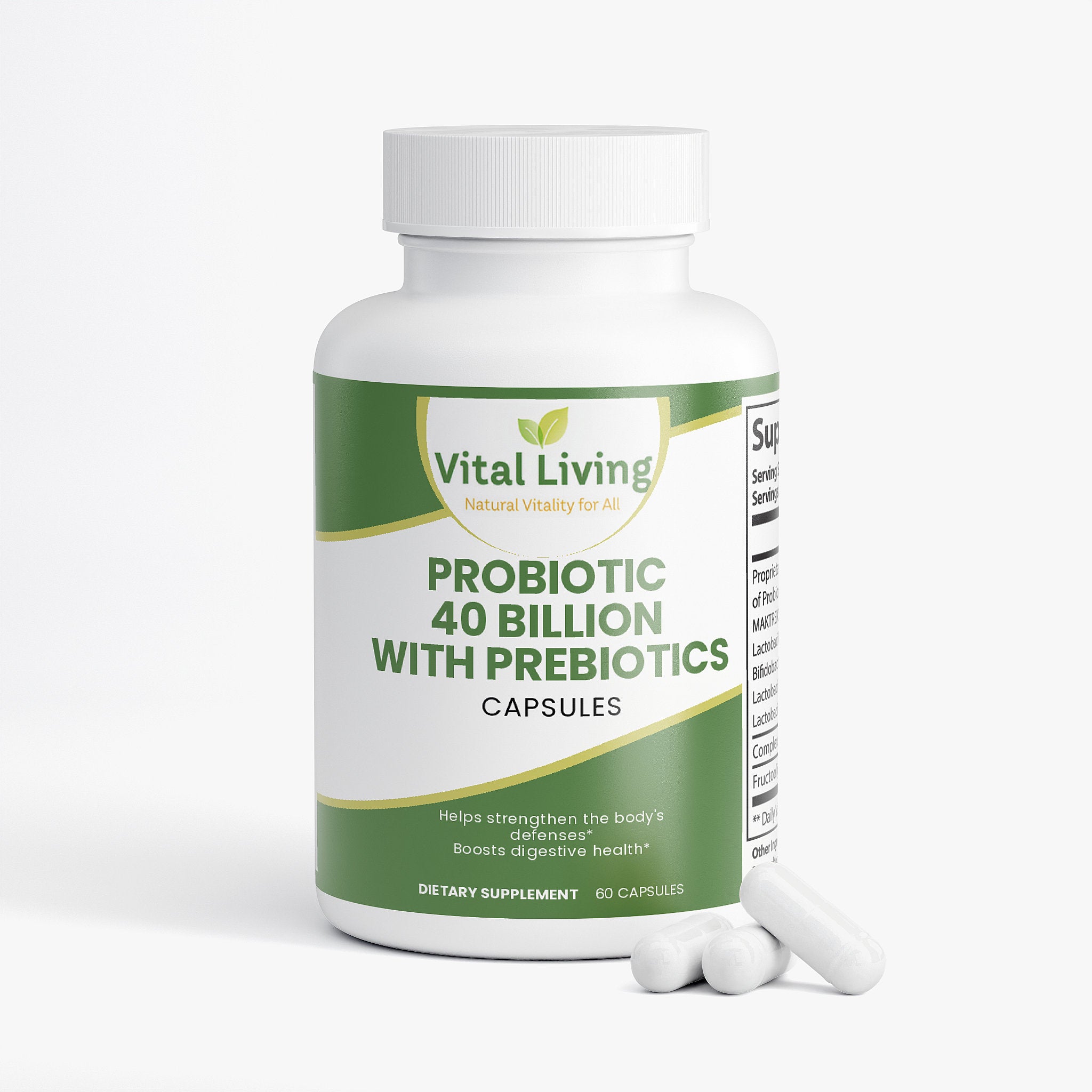 Probiotic 40 Billion with Prebiotics