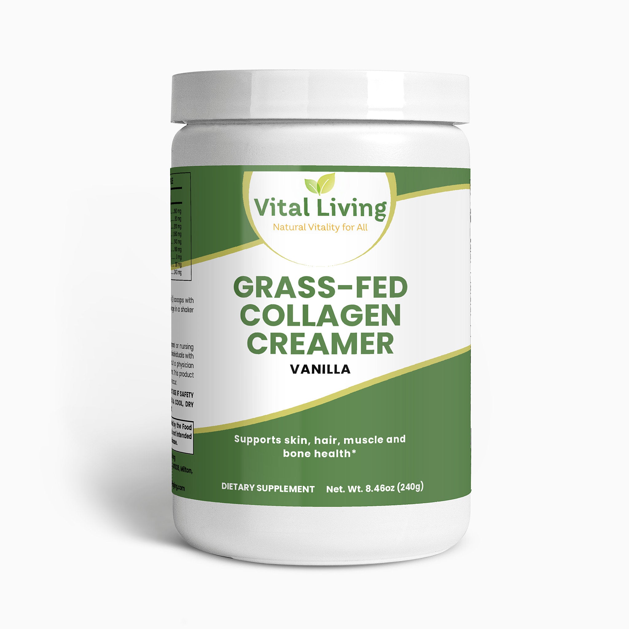 Grass-Fed Collagen Creamer (Vanilla)