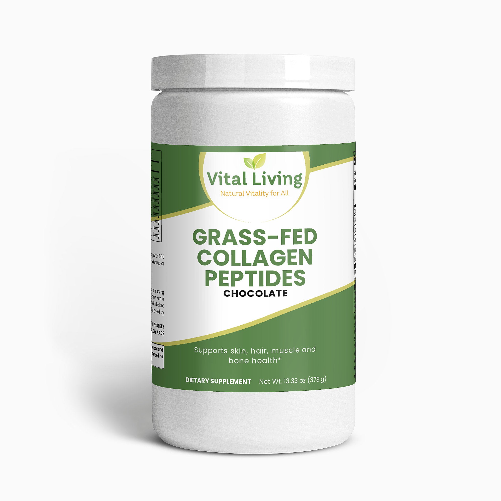 Grass-Fed Collagen Peptides Powder (Chocolate)