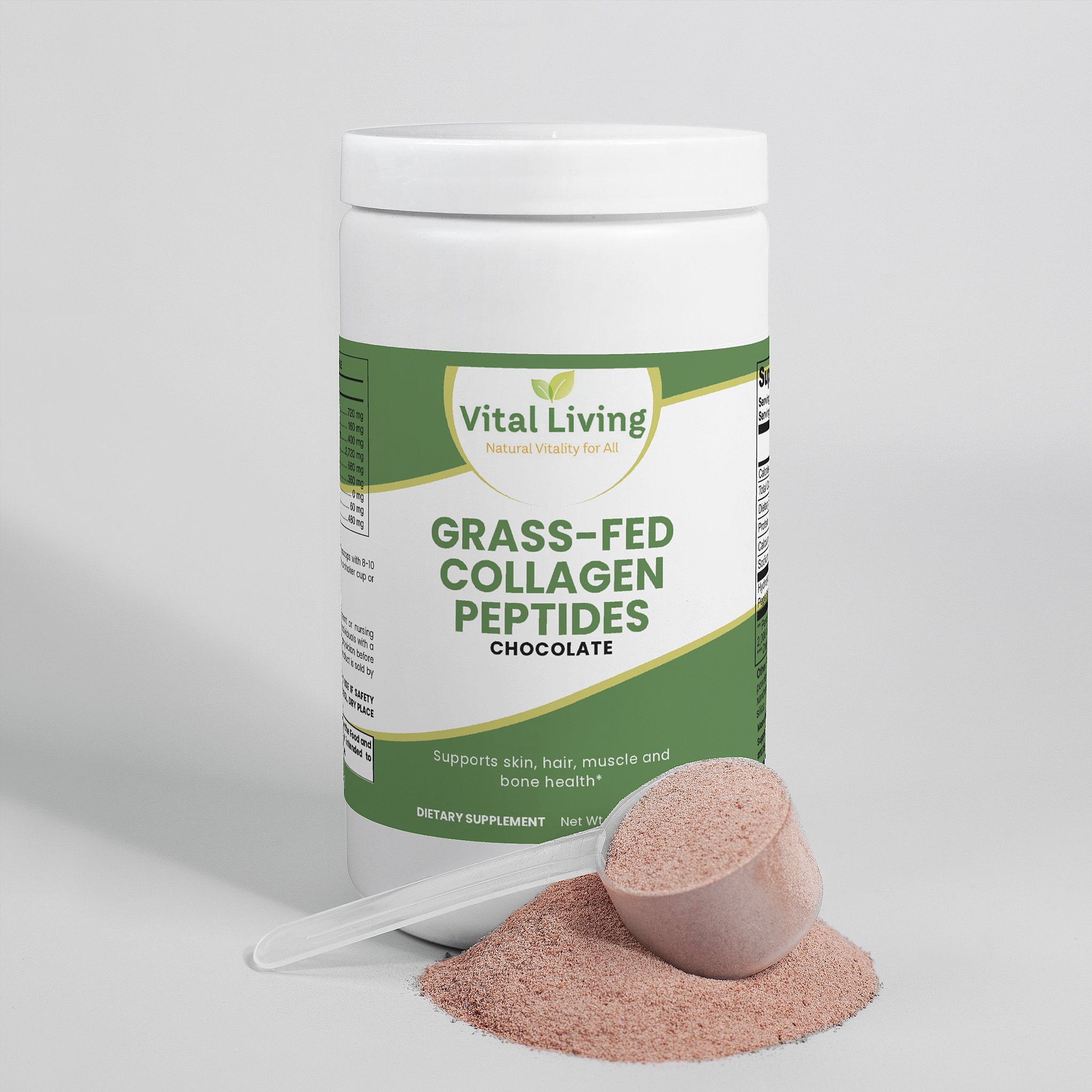 Grass-Fed Collagen Peptides Powder (Chocolate)